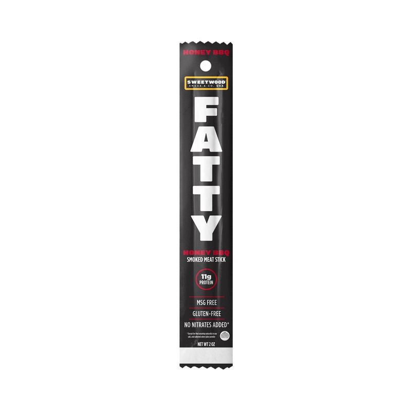slide 1 of 6, Fatty Honey BBQ Meat Stick - 2oz, 2 oz