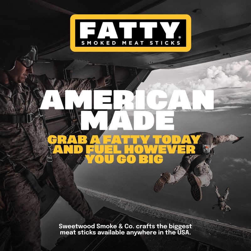 slide 4 of 6, Fatty OG Cheddar Meat Stick - 2oz, 2 oz