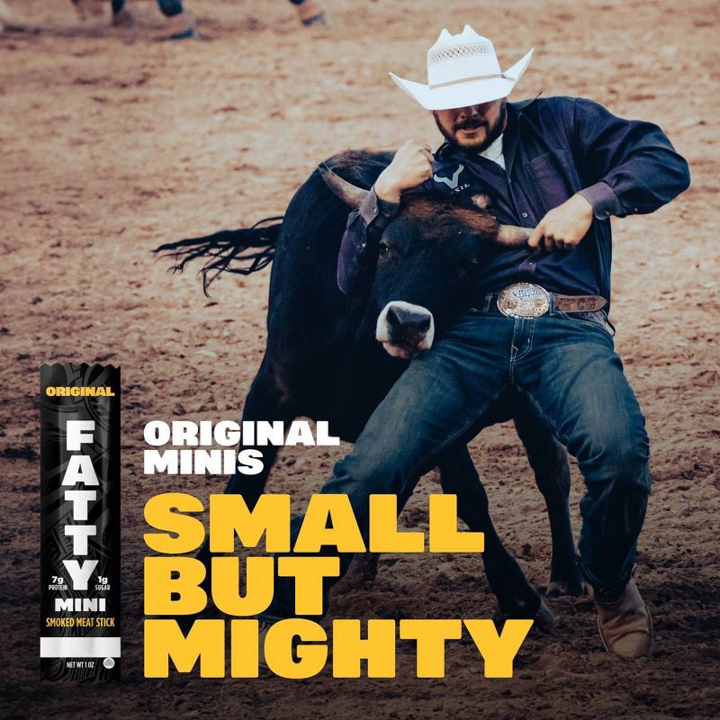 slide 4 of 10, Fatty Original Multipack Meat Sticks - 10oz/10ct, 10 ct; 10 oz