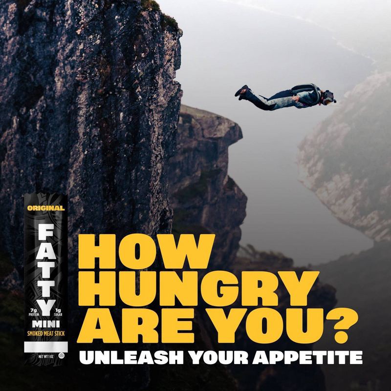 slide 9 of 10, Fatty Original Multipack Meat Sticks - 10oz/10ct, 10 ct; 10 oz