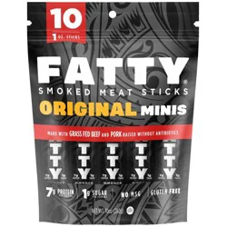 Fatty Original Multipack Meat Sticks - 10oz/10ct
