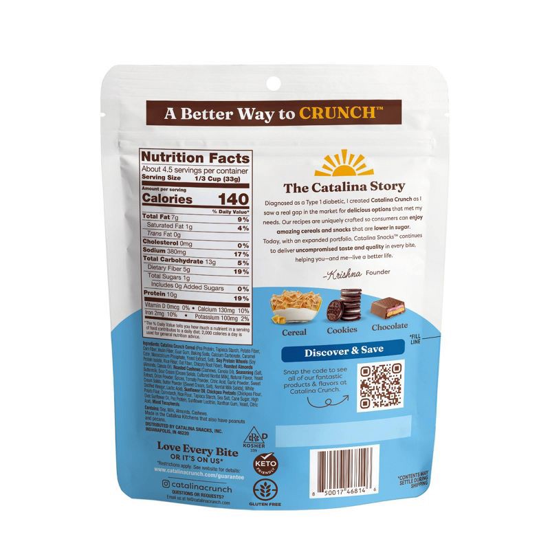 slide 4 of 8, Catalina Crunch Creamy Ranch Protein Snack Mix - 5.25oz, 5.25 oz