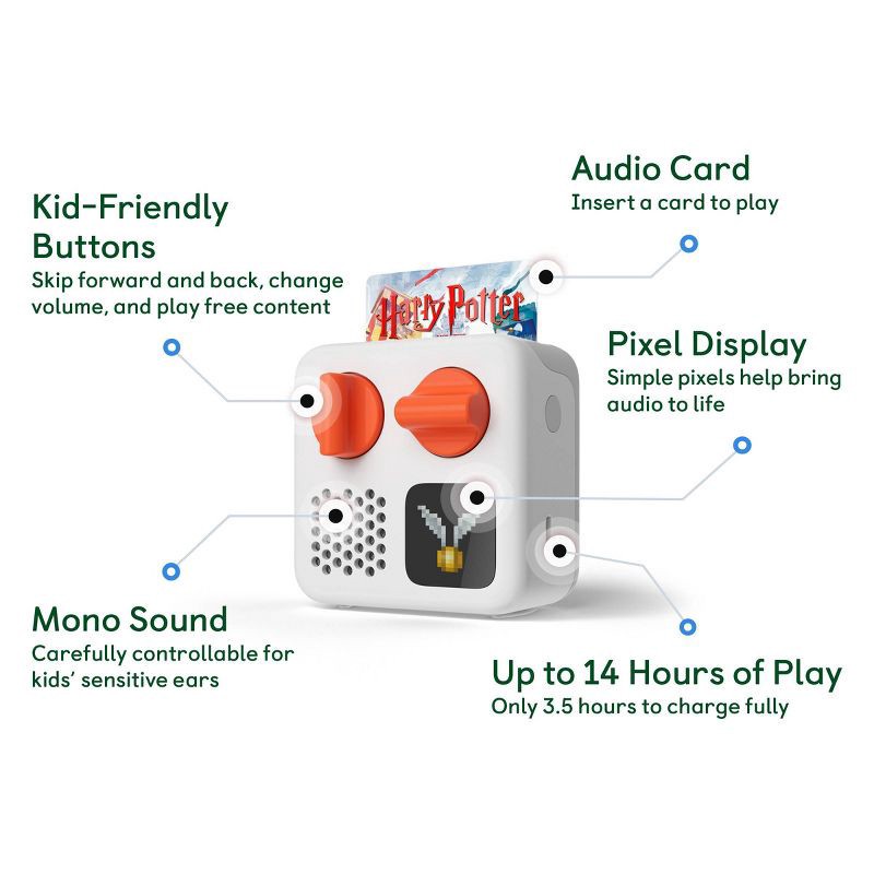 slide 5 of 5, Yoto Harry Potter and the Sorcerer's Stone Audio Card: Reading Software for 6th Grade Yoto Player Compatibility, 1 ct