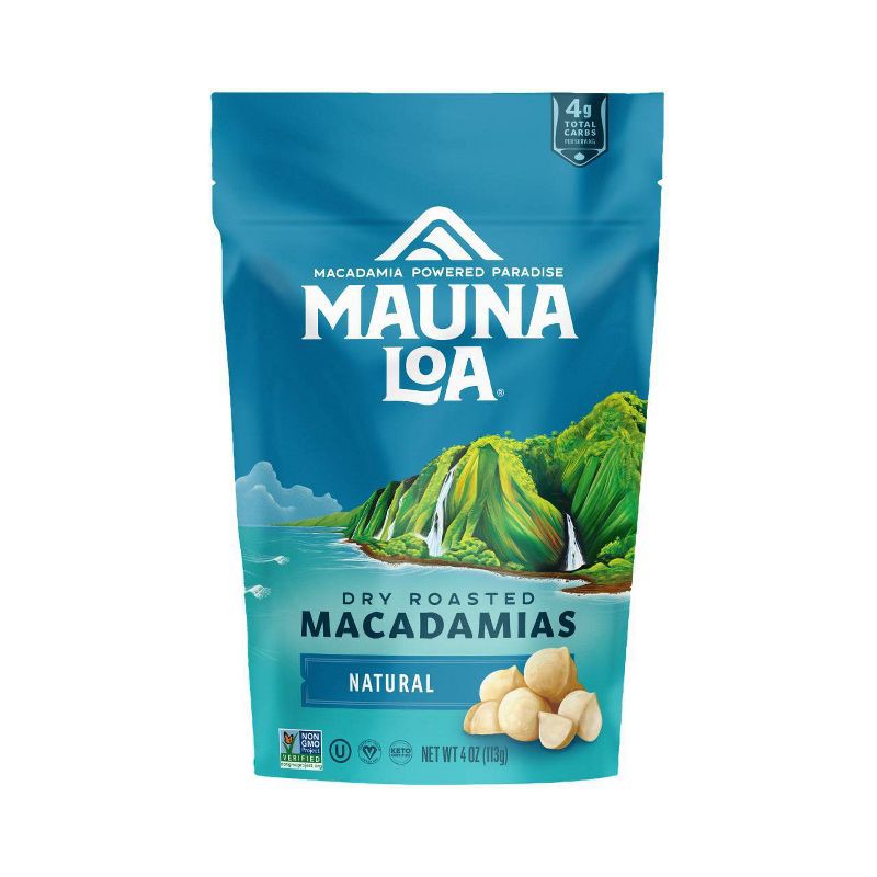 slide 1 of 10, Mauna Loa Natural Macadamia Nuts - 4oz, 4 oz