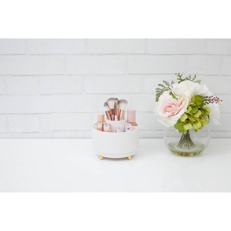 slide 2 of 4, Thinkspace Cosmetic Rotating Storage - White, 1 ct