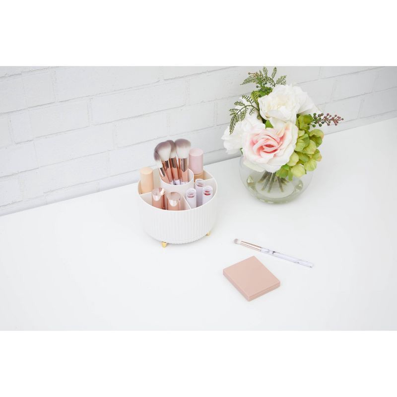 slide 3 of 4, Thinkspace Cosmetic Rotating Storage - White, 1 ct