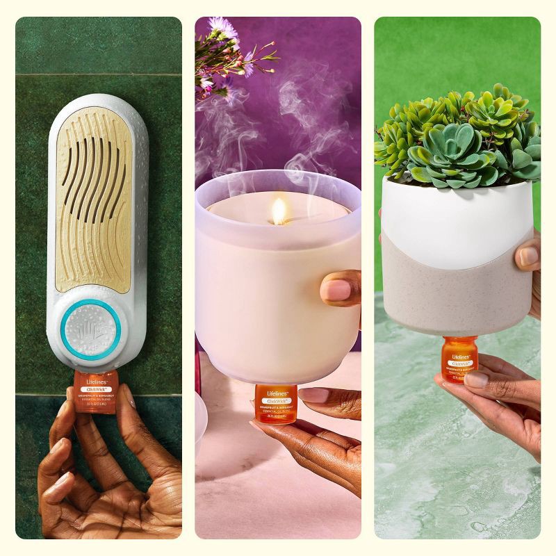slide 3 of 8, Lifelines Citrus Grove Essential Oil Clickwick, 1 ct