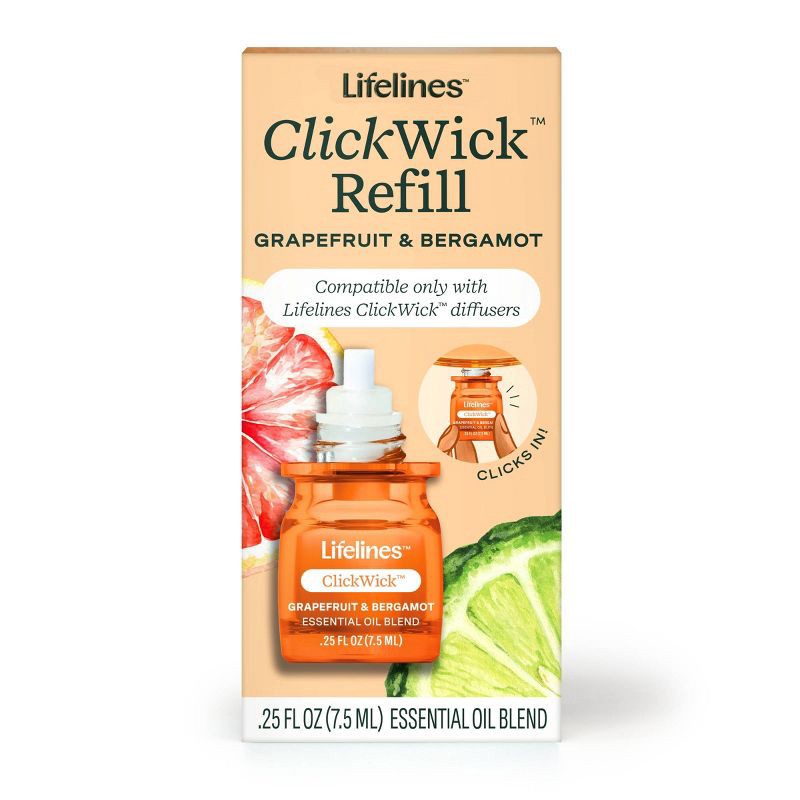 slide 5 of 8, Lifelines Citrus Grove Essential Oil Clickwick, 1 ct