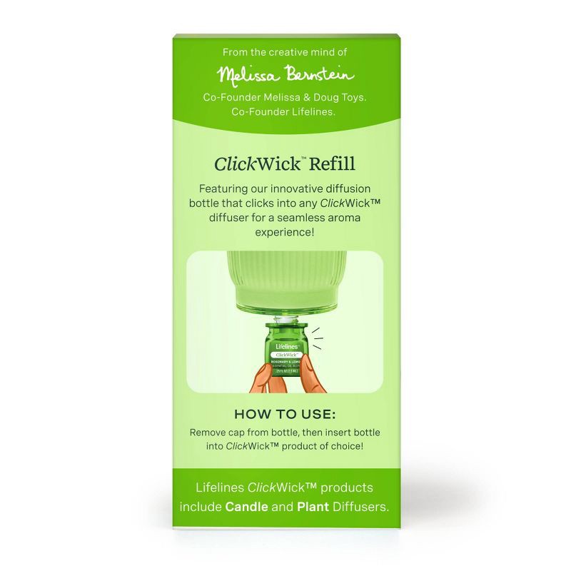 slide 2 of 8, Lifelines Herbal Garden Essential Oil Clickwick, 1 ct