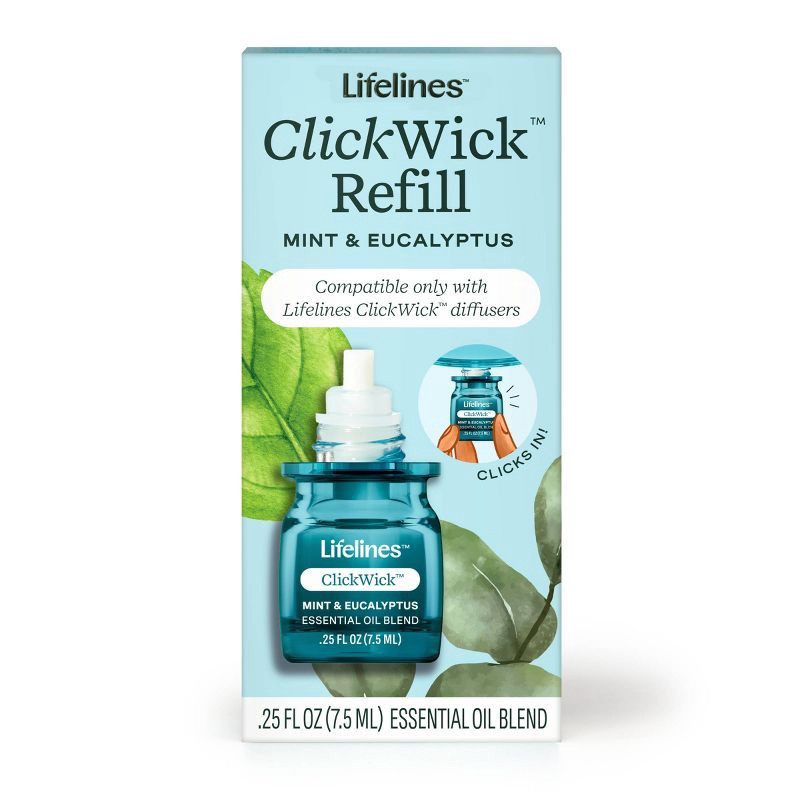 slide 5 of 8, Lifelines Crisp Mountain Air Essential Oil Clickwick, 1 ct