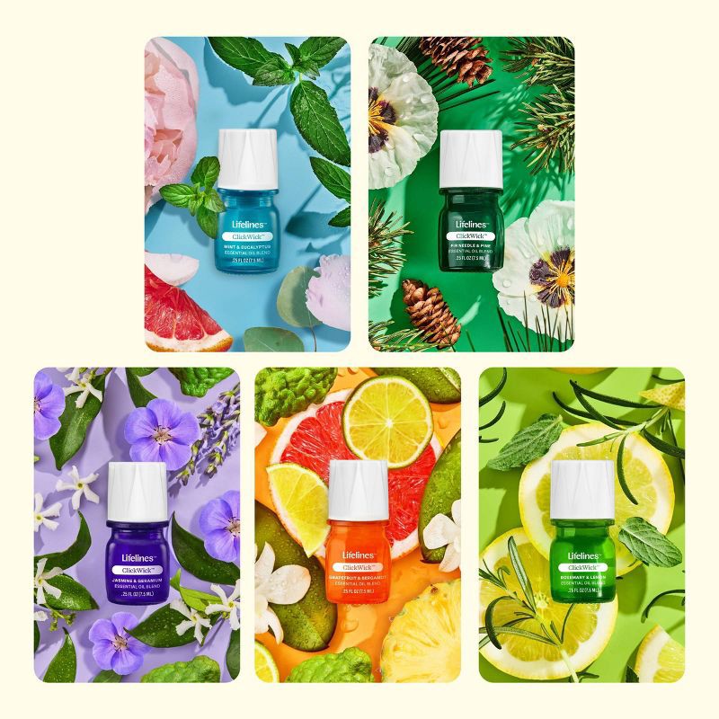 slide 8 of 8, Lifelines Crisp Mountain Air Essential Oil Clickwick, 1 ct