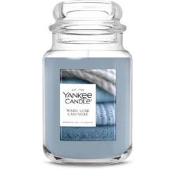 Original Large Jar Warm Luxe Cashmere Candle 22oz - Yankee Candle