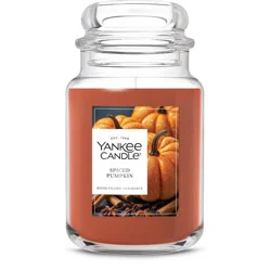 Original Large Jar Spiced Pumpkin Candle 22oz - Yankee Candle