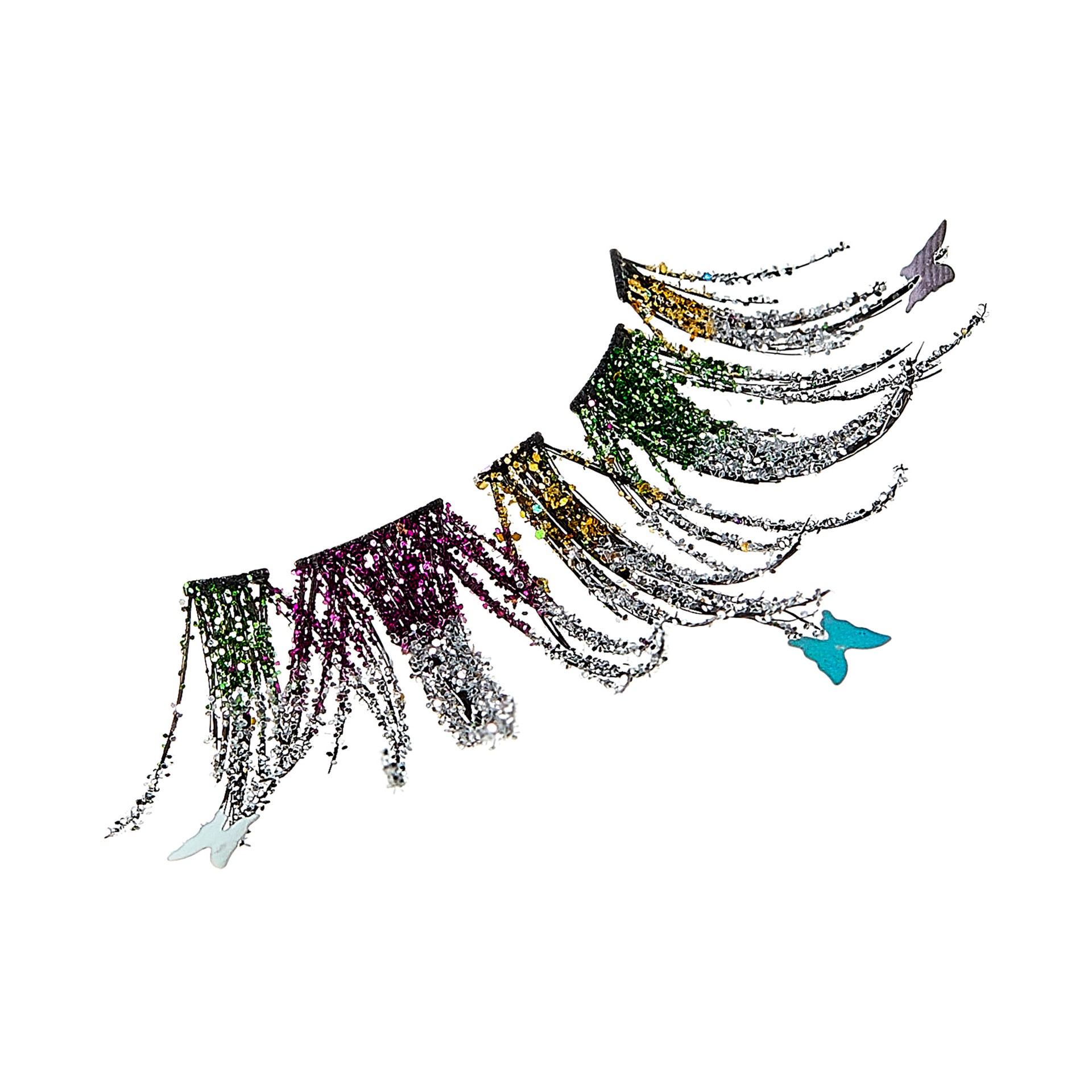 slide 4 of 5, KISS Halloween Limited Edition Scary Clown False Eyelashes, 1 Pair - Witty, 1 ct