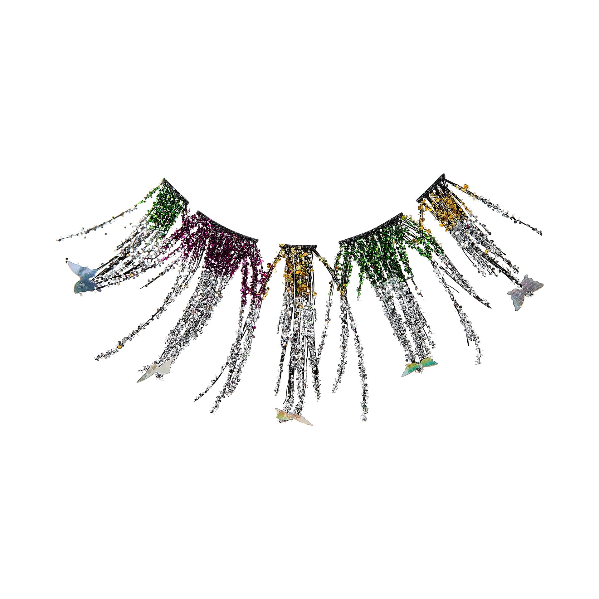 slide 5 of 5, KISS Halloween Limited Edition Scary Clown False Eyelashes, 1 Pair - Witty, 1 ct