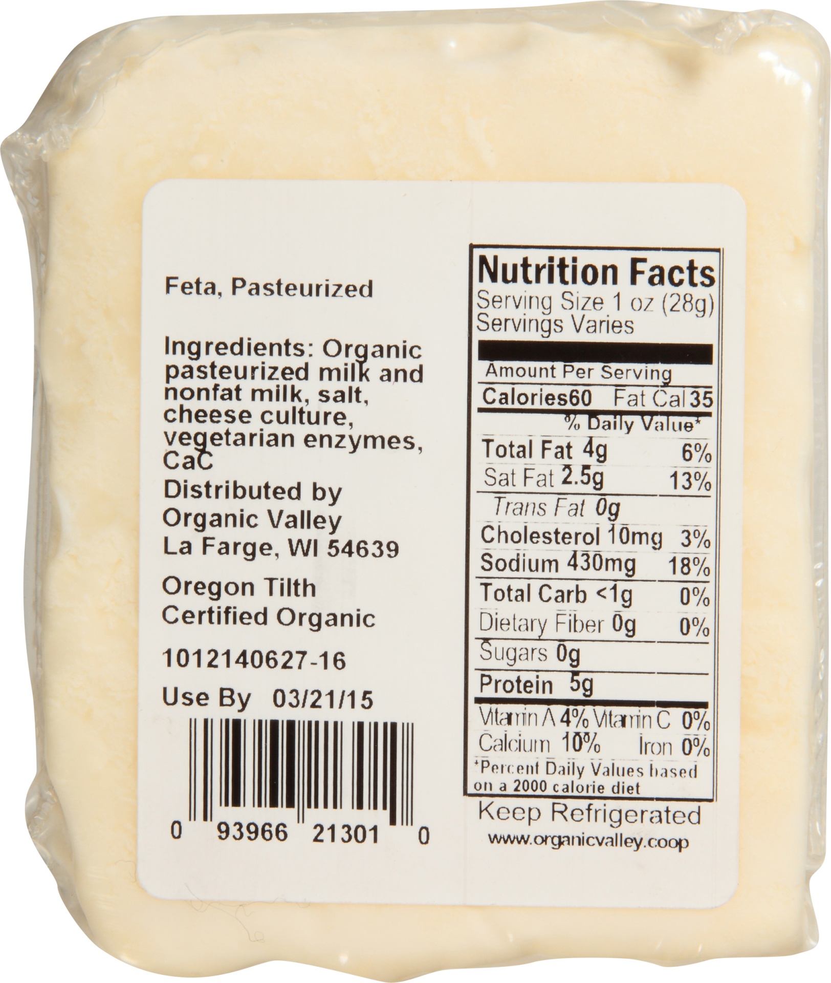 slide 5 of 6, Organic Valley Feta Cheese, 8 oz