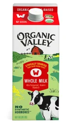 Organic Valley Whole Milk 0.5 gal