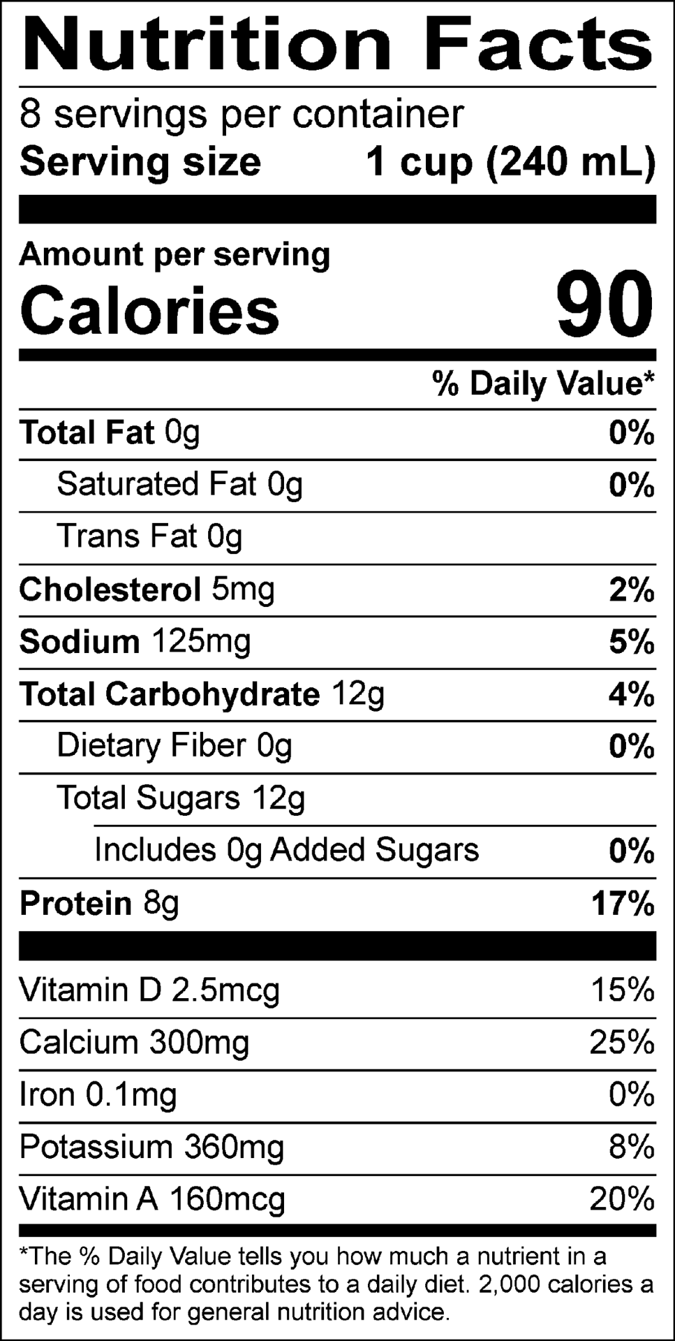 slide 2 of 2, Organic Valley Fat Free Milk 0.5 gal, 1/2 gal