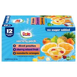 Dole Fruit Cups Variety Box - 12ct
