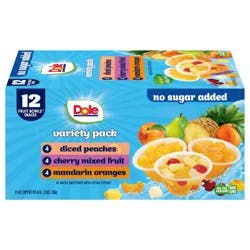 Dole Fruit Cups Variety Box - 12ct