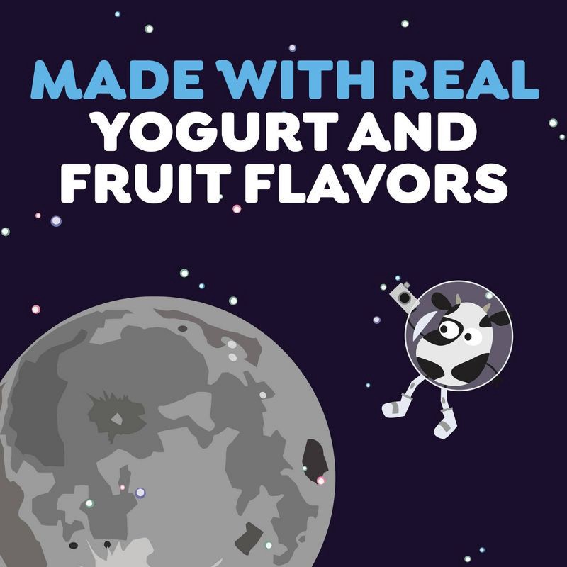 slide 4 of 5, GoGo SqueeZ yogurtZ Low Fat Yogurt Space Discovery Pack Strawberry Banana and Blueberry Moon Pouches - 3oz/16ct, 48 oz, 16 ct