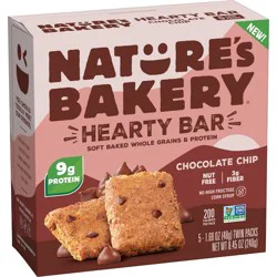 Nature's Bakery Chocolate Chip Protein Bars - 8.45oz/5ct