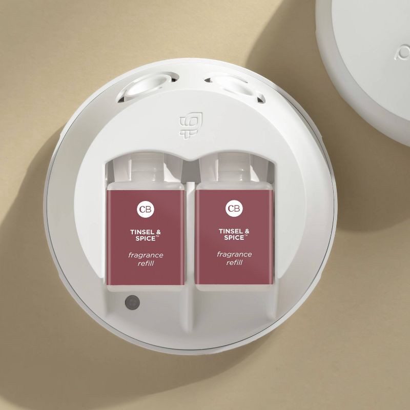 slide 3 of 5, Pura Capri Blue Smart Vial Tinsel and Spice Fragrance Refill, 1 ct