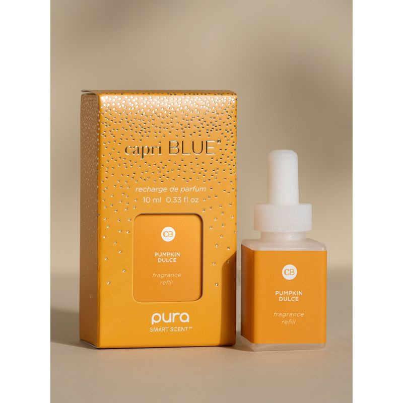 slide 2 of 5, Pura Capri Blue Smart Vial Pumpkin Dulce Fragrance Refill, 1 ct