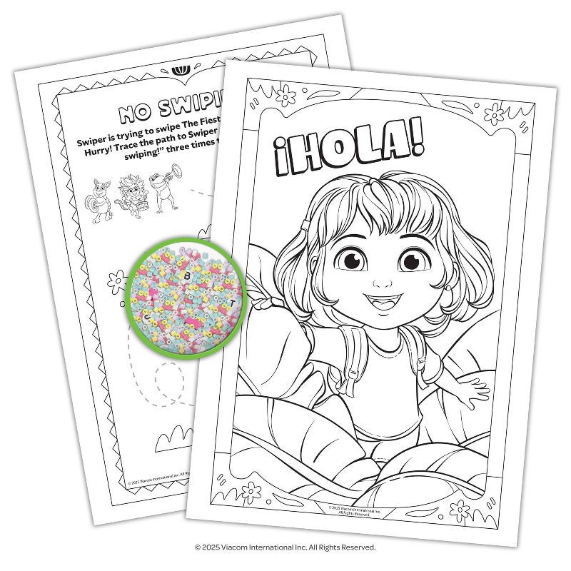 slide 3 of 5, Bendon Dora Coloring & Activity with Find & Fidget Game Book, 1 ct