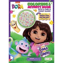 Bendon Dora Coloring & Activity with Find & Fidget Game Book