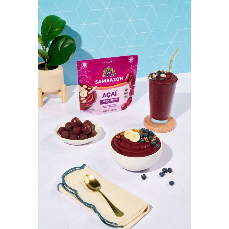 slide 2 of 4, Sambazon Frozen Unsweetened Acai Berry Globes - 12oz, 12 oz