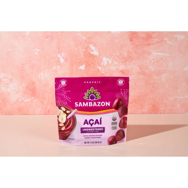 slide 4 of 4, Sambazon Frozen Unsweetened Acai Berry Globes - 12oz, 12 oz
