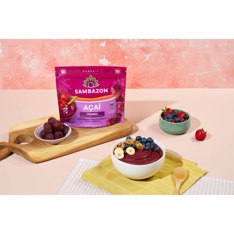 slide 2 of 4, Sambazon Frozen Original Acai Berry & Guarana Globes - 12oz, 12 oz