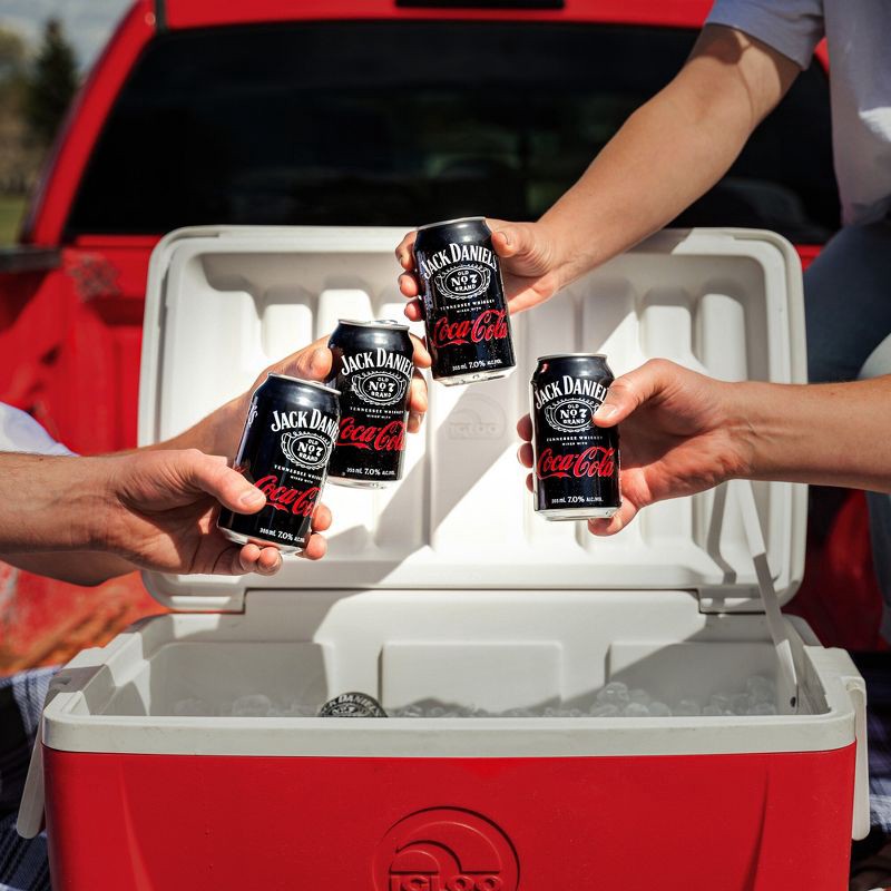 slide 9 of 10, Jack Daniel's & Coca-Cola Variety Flavored Beverages - 6pk/12 fl oz Cans, 6 ct; 12 fl oz