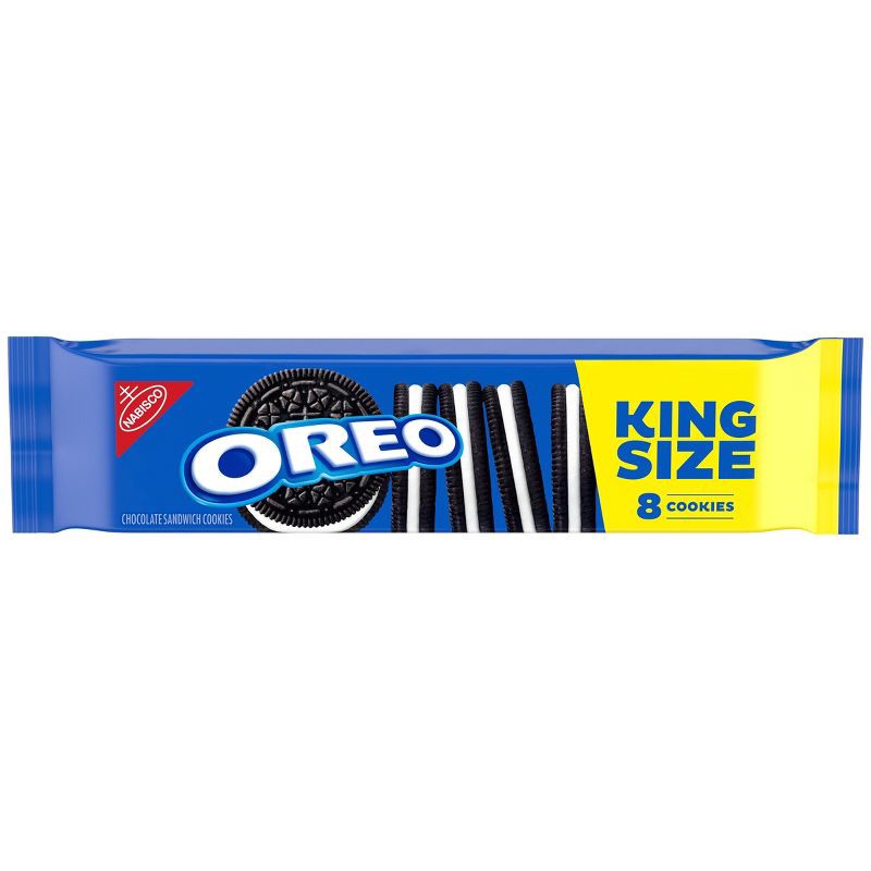 slide 1 of 14, Oreo King Size Chocolate Sandwich Cookies - 3.22oz, 3.22 oz