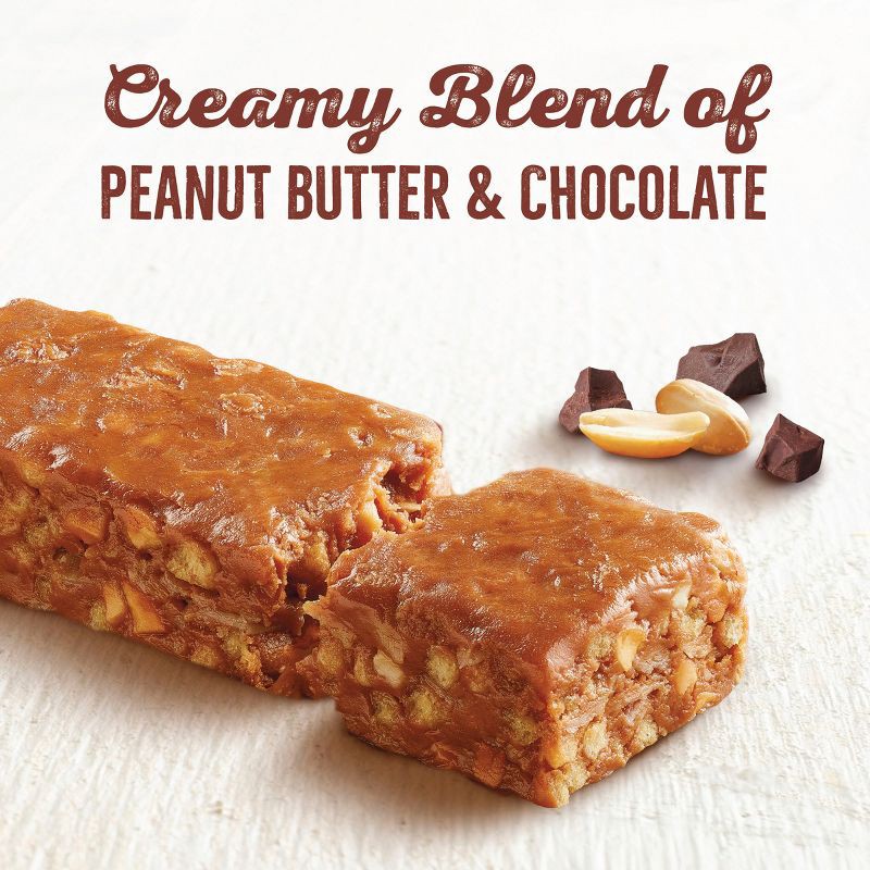 slide 3 of 8, Nature Valley Creamy Protein Peanut Butter Chocolate Creamy Crispy Bars - 5ct, 5 ct
