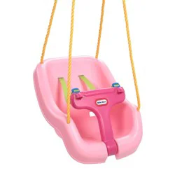 Little Tikes 2-in-1 Snug n Secure Toddler/Bucket Swing - Pink