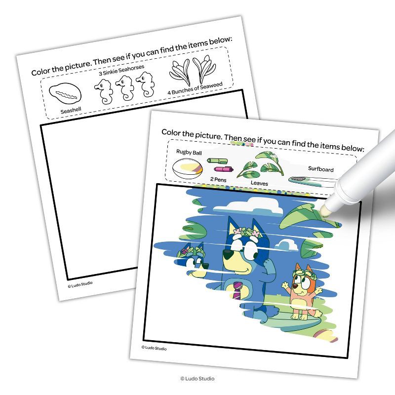 slide 3 of 5, Bendon Bluey Imagine Ink Reveal Book, 1 ct