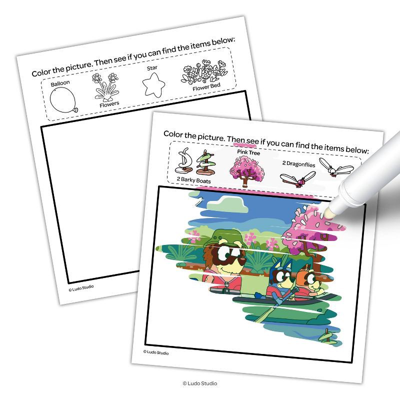 slide 4 of 5, Bendon Bluey Imagine Ink Reveal Book, 1 ct