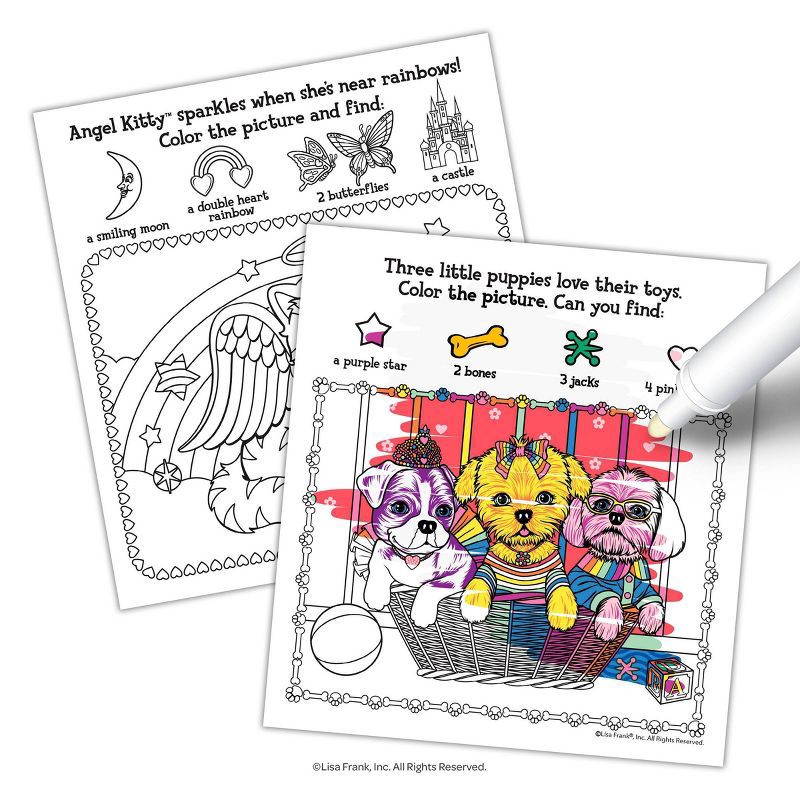 slide 3 of 5, Bendon Lisa Frank Imagine Ink Book, 1 ct