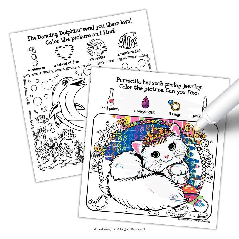 slide 4 of 5, Bendon Lisa Frank Imagine Ink Book, 1 ct