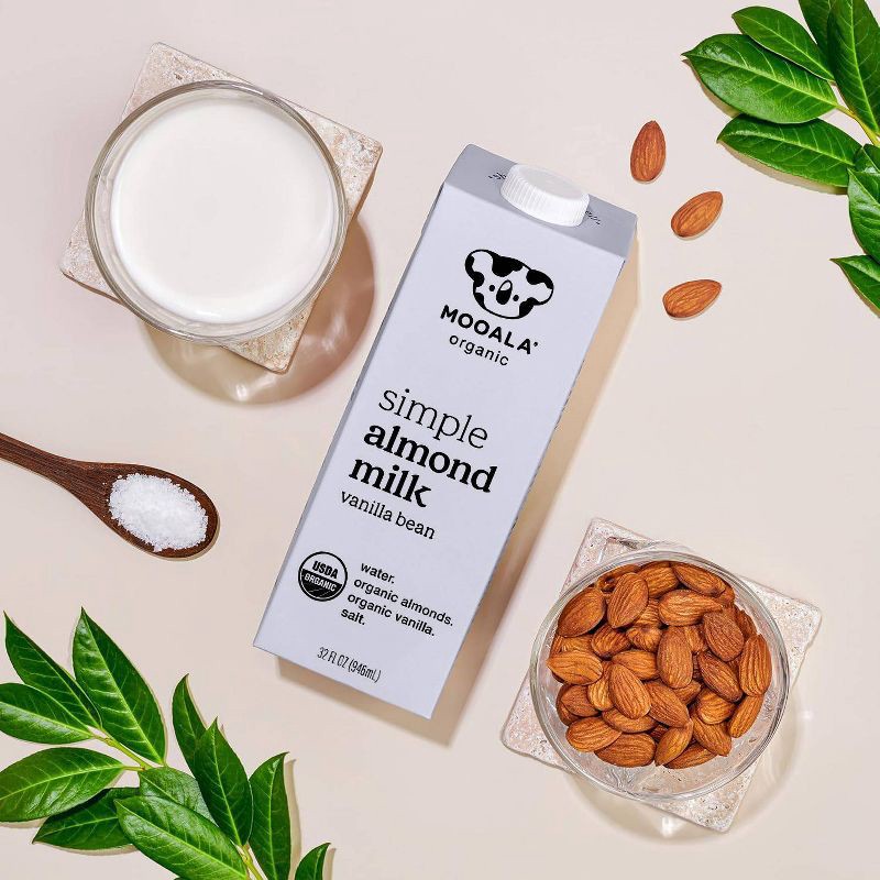 slide 4 of 5, Mooala Simple Almond Vanilla Bean Milk - 32 fl oz, 32 fl oz