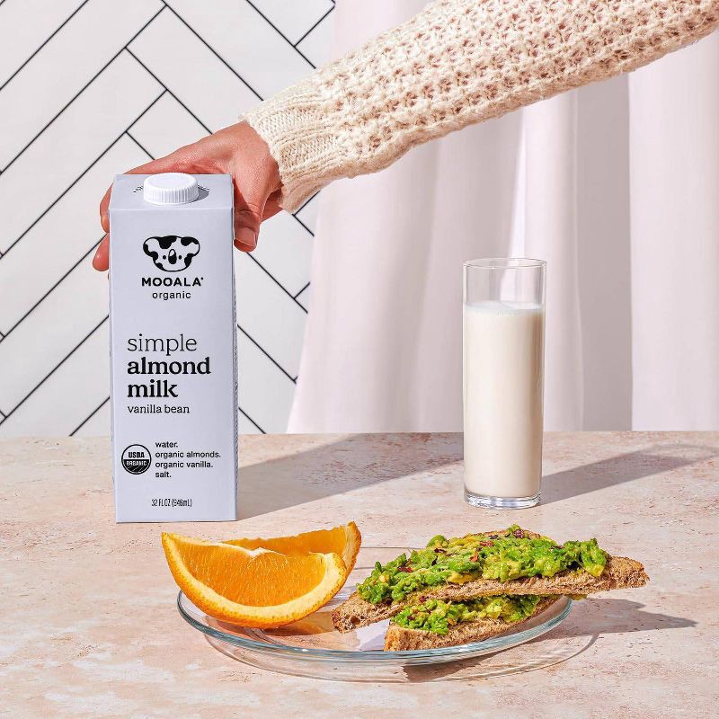 slide 5 of 5, Mooala Simple Almond Vanilla Bean Milk - 32 fl oz, 32 fl oz