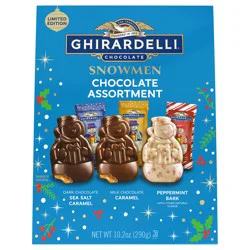 GHIRARDELLI Limited Edition Snowmen Chocolate Assortment, 10.2 oz Bag