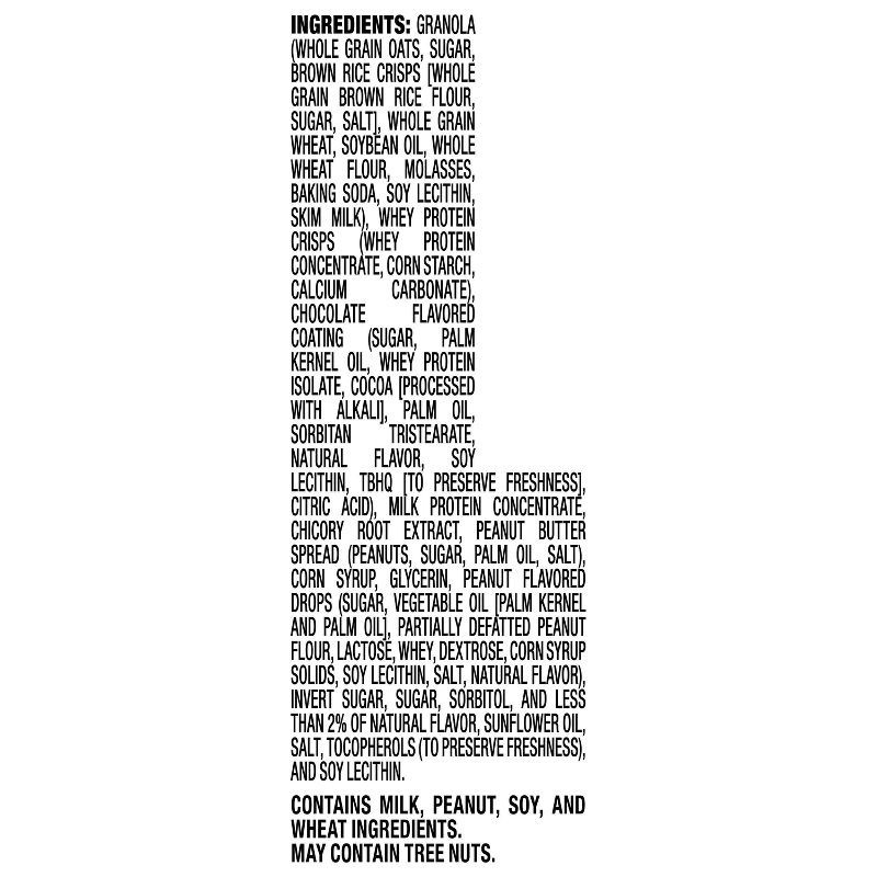 slide 9 of 9, Quaker Peanut Butter & Chocolate Chewy Protein Granola Bars - 7oz/5ct, 5 ct; 7 oz