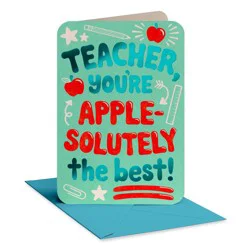 American Greetings Teacher Appreciation Card, Great Place To Grow, Includes Envelope