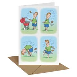 Recycled Paper Greetings Funny Father's Day Card for Dad, You're FLIPPIN' awesome, Dad, Includes Envelope