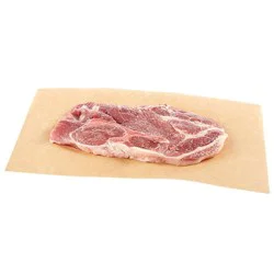 Coleman Natural Pork Shoulder Steak Bone-In, No Antibiotics Ever Per Pound