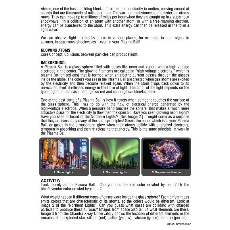 slide 5 of 5, Smithsonian New Plasma Ball, 1 ct