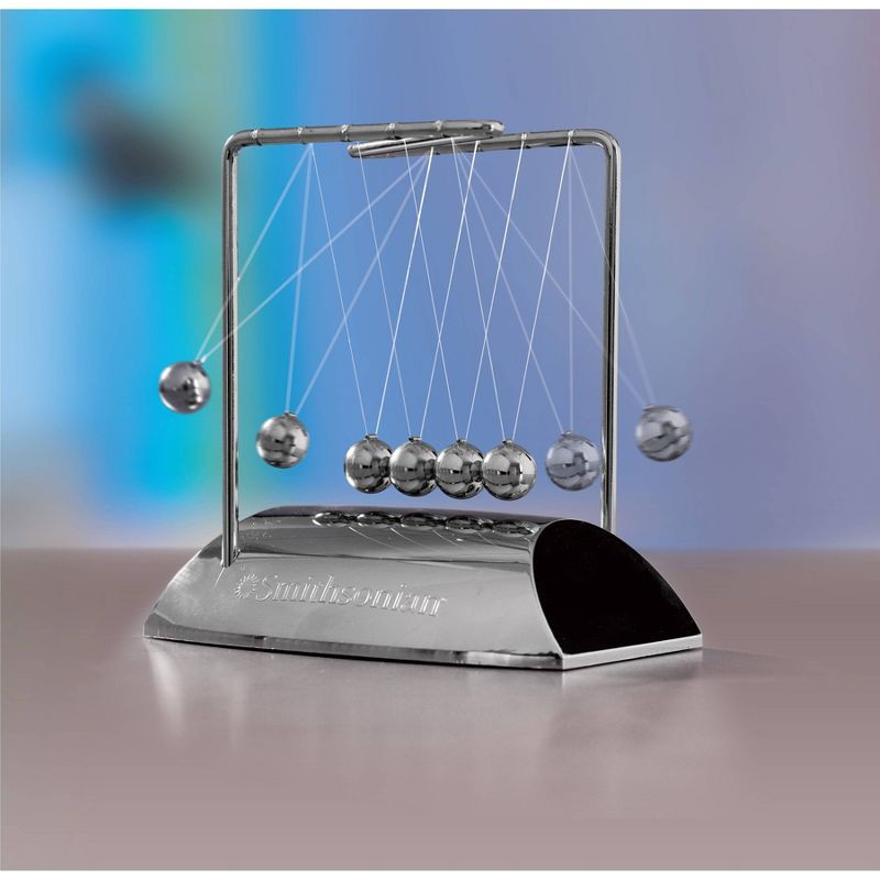 slide 2 of 5, Smithsonian Newton's Cradle: Physics Learning Kit for 3rd Grade with Instruction Guide, 1 ct